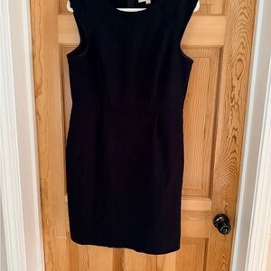 LOFT Black Sleeveless Mini Dress